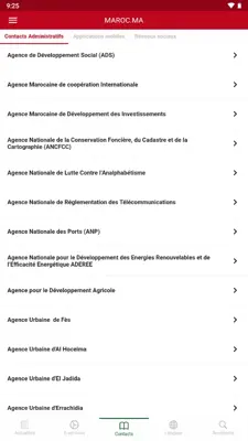 Portail national du Maroc android App screenshot 9